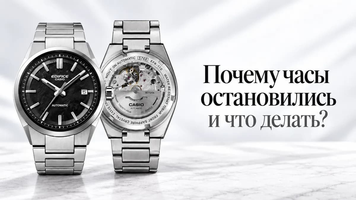 Почему часы остановились и что делать?