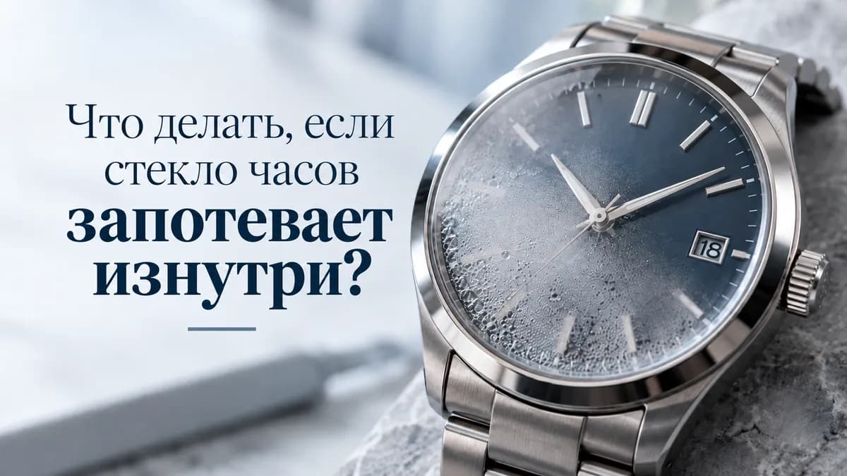 Что делать, если стекло часов запотевает изнутри?